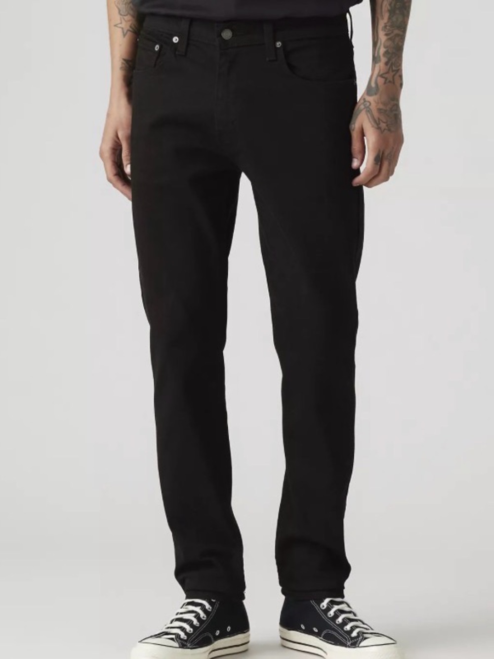 Levi's Black Skinny Jeans with Red Tab